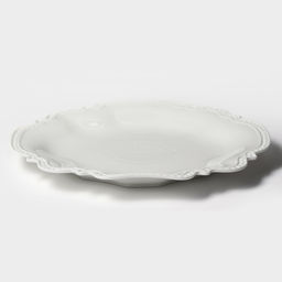 Блюдо Magistro Сюита, d=35.8 см, фарфор, белое