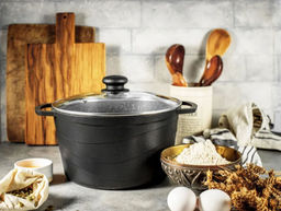 Кастрюля 3л со стекл.крышкой Индукция Гранит арт.L186630i, НЕВА