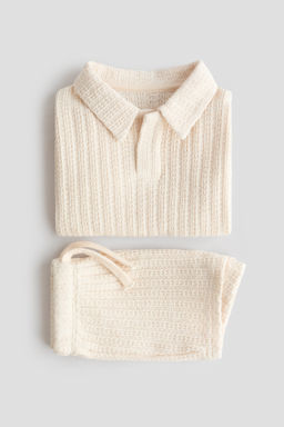 Conjunto de 2 piezas en punto pointelle - H&m фото 2