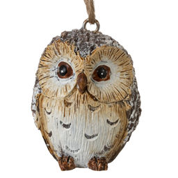 Изделие декоративное подвесное "Сова", L4 W4 H6 см, 2в.
