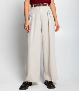 Брюки #КТ25933 (1), бежево-серый - Dommod фото 2