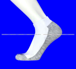 Цена за 10 пар. DOMINOBS носки мужские укороченные белые (серая подошва) арт. 5206 - Байвей фото 9