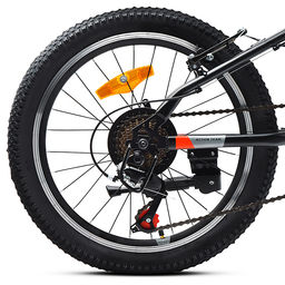 Велосипед 20" Rocket Crux 1.0 , цвет черный, размер 11"