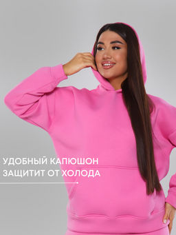 Костюм оверсайз (начес)_333/розовый - Ihomelux фото 7