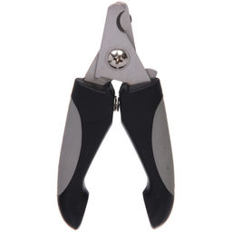 Цена за 2 шт. Когтерез для животных "ПРЕМИУМ - МОЙ БРО", прорезиненная ручка, цвет серый/черный, 5.5*12.5см