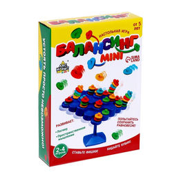 Настольная игра на равновесие и координацию Балансинг мини, 48 фишек - Лас играс kids фото 9