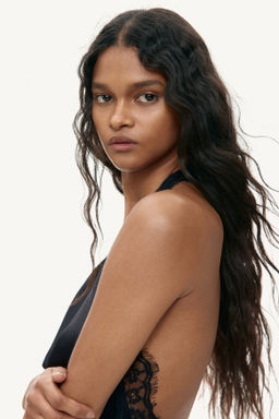 Vestido halter de sat?n - H&m фото 5