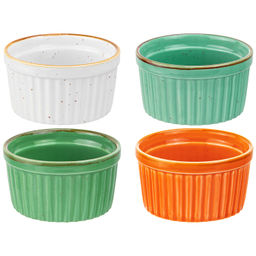 Набор 4 форм для запекания "Палитра" 250 мл 9,8*9,8*5,6 см