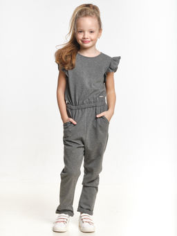 Комбинезон для девочки трикотажный UD 7005 графит