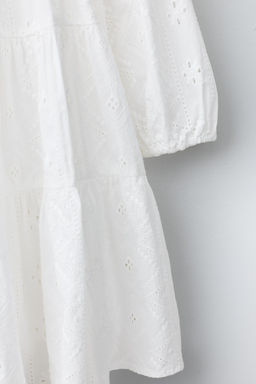 VESTIDO ROM?NTICO PANELES / Blanco - Zara фото 6
