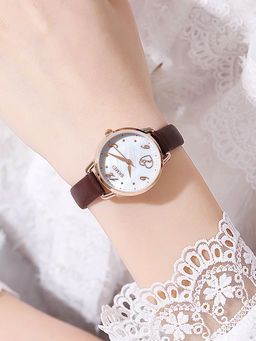 Часы наручные Skmei женские кварцевые 2005rose-gold-brown