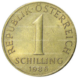 1 шиллинг 1986 года Австрия