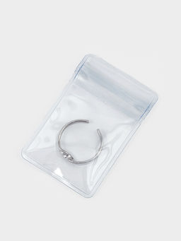 Органайзер-упаковка набор для хранения украшений QF, с зип-лок замком 10 шт., 6?4 см, прозрачный