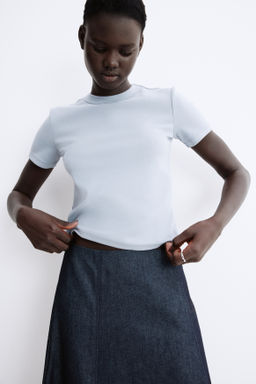 Camiseta ajustada de algod?n - H&m фото 5