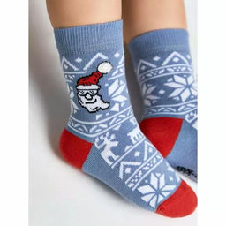 Носки дет. NEW YEAR 23С-49/1СП 13-14 - 948 светлый-джинс - Conte elegant фото 3