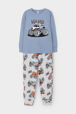 К 1541/голубой туман,машины пижама дет