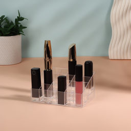 Органайзер для хранения косметики, 24 секции, 14.5×9.5×7.5 см, прозрачный