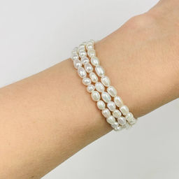 Бусины для украшений из белого Жемчуга 39 см