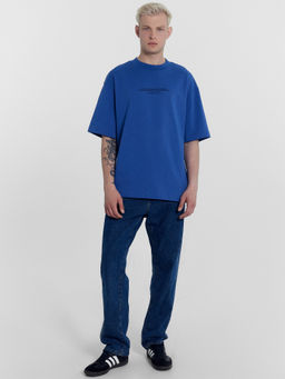 Футболка мужская Mark Formelle 111883 синяя с печатью  фото 3