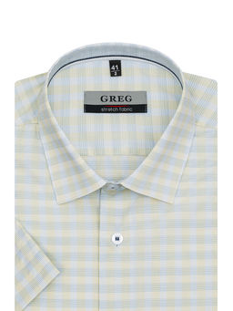 Сорочка мужская короткий рукав GREG 255/207/0222/1p STRETCH  фото 2