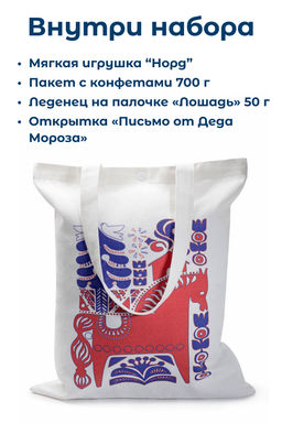 Детский набор конфет Шоппер Норд 700г - Дедморозов фото 2