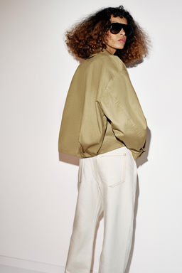 CHAQUETA GLOBO / Khaki - Zara фото 11