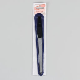 Цена за 5 шт. Пилка металлическая для ногтей, 17 см, цвет серебристый, чёрный