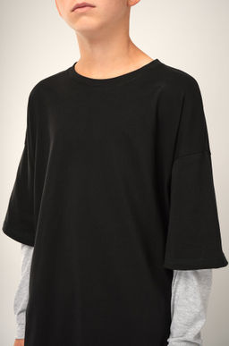 Лонгслив с двойным рукавом для мальчика Happyfox