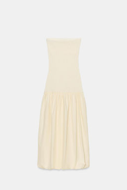 VESTIDO PALABRA DE HONOR COMBINADO - Zara фото 6