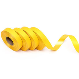 Цена за 4 шт. Лента полипропиленовая Matte для декора и подарков, ярко-жёлтая, 2 см х 50 м - Simaland фото 2