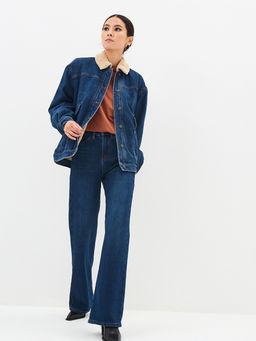 Женские Джинсы Утепленные WIDE LEG - Mossmore фото 22