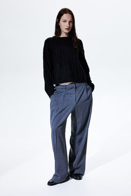 Jersey en punto trenzado