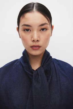 Blusa denim con lazada - H&m фото 2