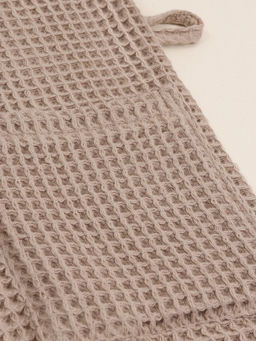 Халат вафельный мужской SL HOME: Boho «Саббиа», размер M, хлопок 100%, коричневый