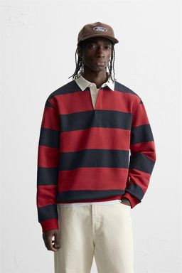 CONTRAST COLLAR POLO SHIRT - Zara фото 43