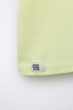 CAMISETA LISA INTERLOCK / Amarillo