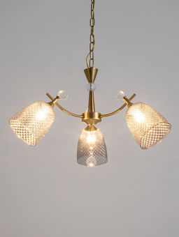 Люстра NH6140/3, 3×60 Вт, E27, цвет медный