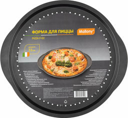 Форма для пиццы 33 см с антипригарным покрытием PIZZA P-02 арт.008572 /Mallony/  фото 11