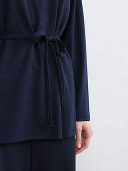 Bisiklet Yaka Soft Touch Kad?n Sweatshirt Tunik