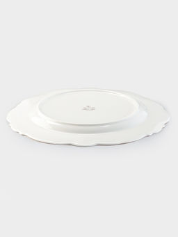 Тарелка WY Flowers song, d=26.5 см, фарфор, белая