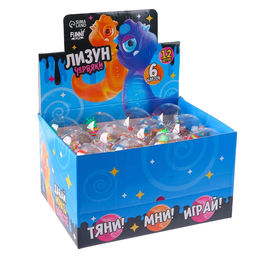 Цена за 12 шт. Лизун - слайм с игрушкой, МИКС