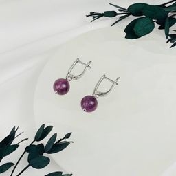 Серьги из Рубина