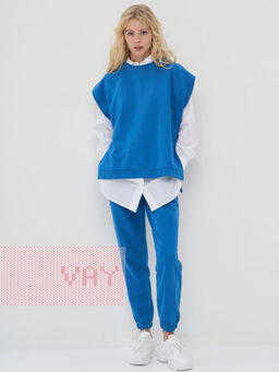 Брюки женские 5231-3783. ДФ119 яркий синий