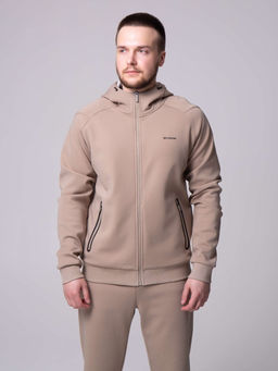 E2394-9 Толстовка на молнии с капюшоном спортивная