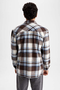 Рубашка Lumberjack с длинным рукавом в клетку обычного кроя - Defacto фото 8