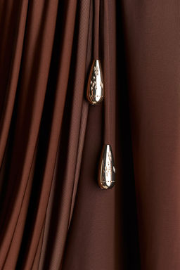 Top de punto con escote drapeado - H&m фото 6