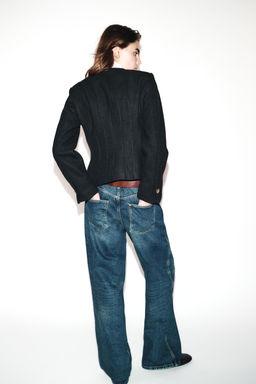 FITTED ROUND NECK BLAZER - Zara фото 15