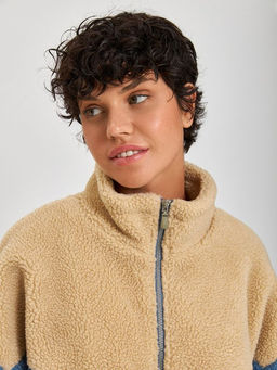 10200130361 Куртка жен. Spiga бежевый-синий - Concept club фото 3