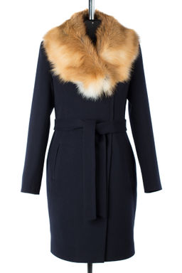 Мех натуральный (лиса) Пальто утепленное Холлофайбер 300 - El podio фото 6