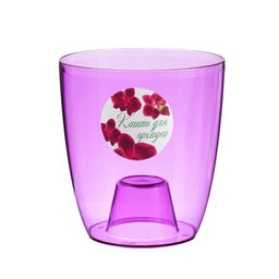 Кашпо ОРХИДЕЯ D-160 мм, арт.М3149 - Полимербыт фото 4